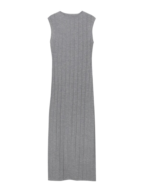 Pullu0026Bear Pull&Bear Kleid in Graumeliert