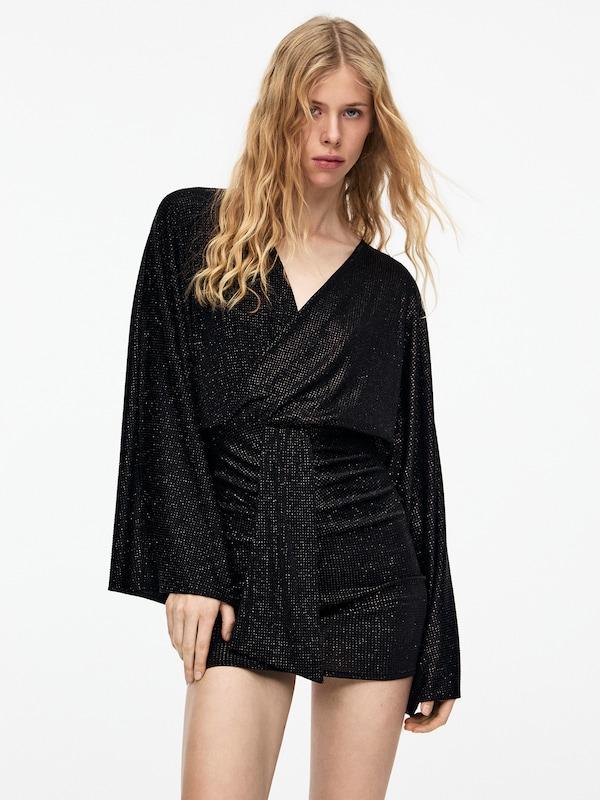 Pullu0026Bear Pull&Bear Kleid In Schwarz