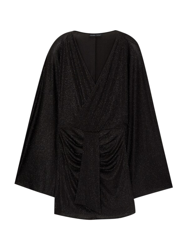 Pullu0026Bear Pull&Bear Kleid in Schwarz