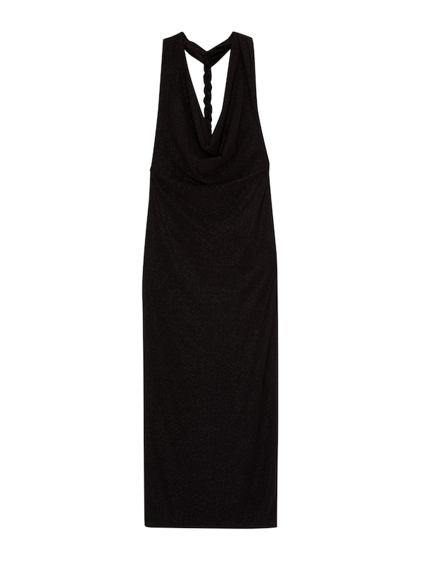 Pullu0026Bear Pull&Bear Kleid in Schwarzmeliert
