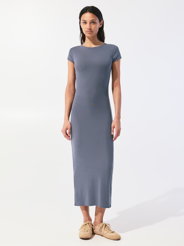 Pullu0026Bear Pull&Bear Kleid In Taubenblau