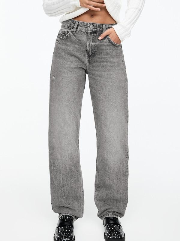 Pullu0026Bear Pull&Bear Loosefit Jeans In Grau