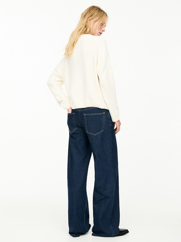 Pullu0026Bear Pull&Bear Pullover In Ecru