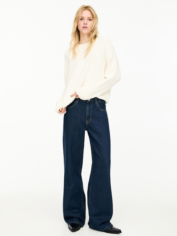 Pullu0026Bear Pull&Bear Pullover In Ecru