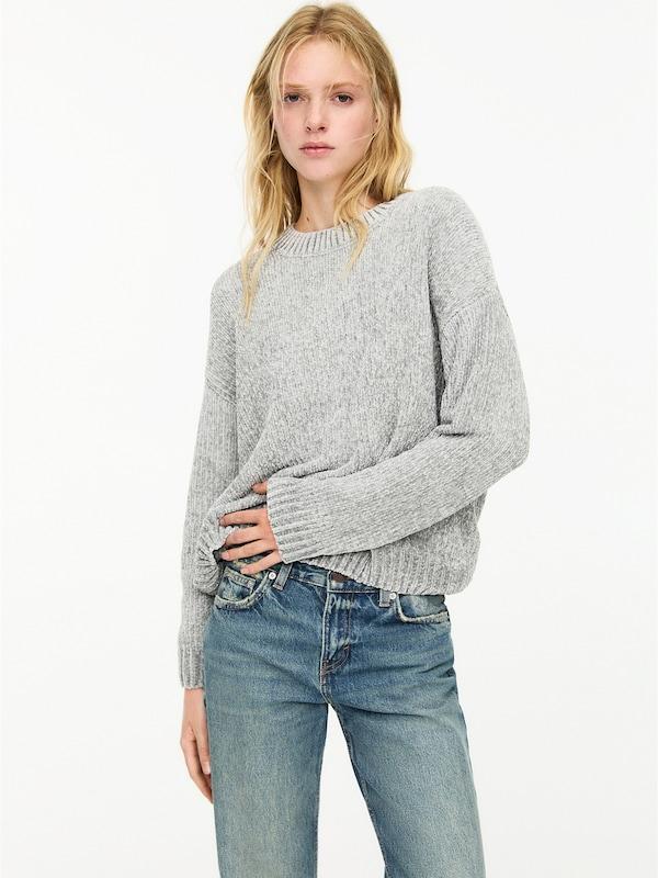Pullu0026Bear Pull&Bear Pullover In Hellgrau