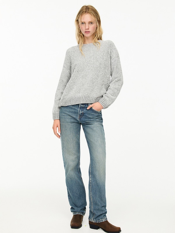 Pullu0026Bear Pull&Bear Pullover In Hellgrau