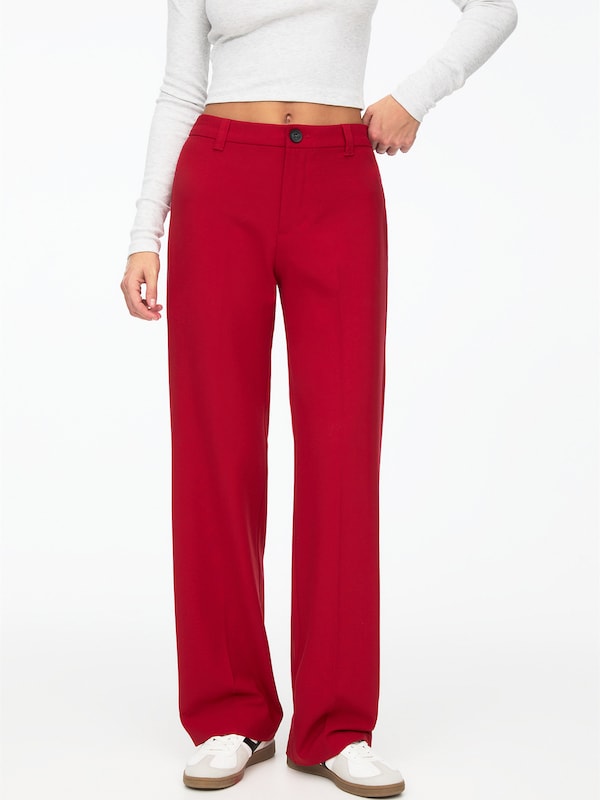 Pullu0026Bear Pull&Bear Regular Hose In Dunkelrot