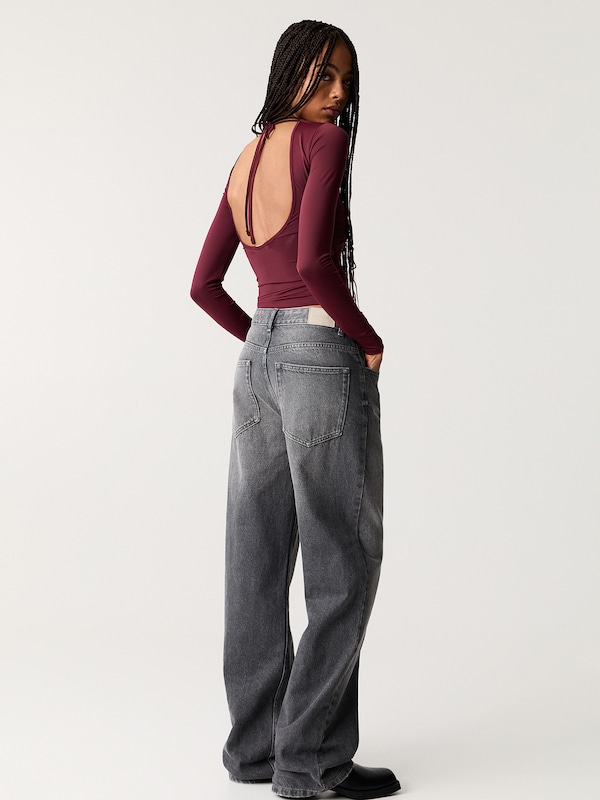 Pullu0026Bear Pull&Bear Shirt In Beere