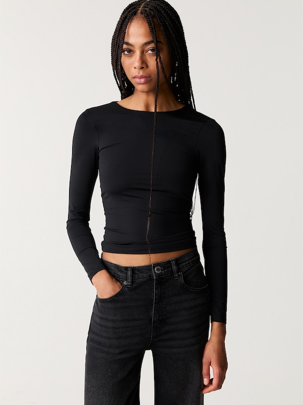 Pullu0026Bear Pull&Bear Shirt In Schwarz