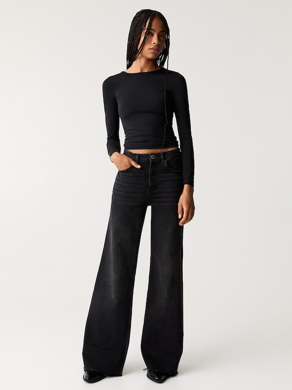 Pullu0026Bear Pull&Bear Shirt In Schwarz