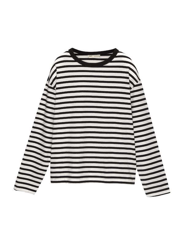 Pullu0026Bear Pull&Bear Shirt in Schwarz Weiß