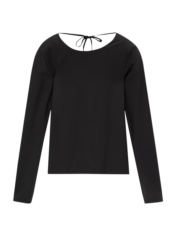 Pullu0026Bear Pull&Bear Shirt in Schwarz