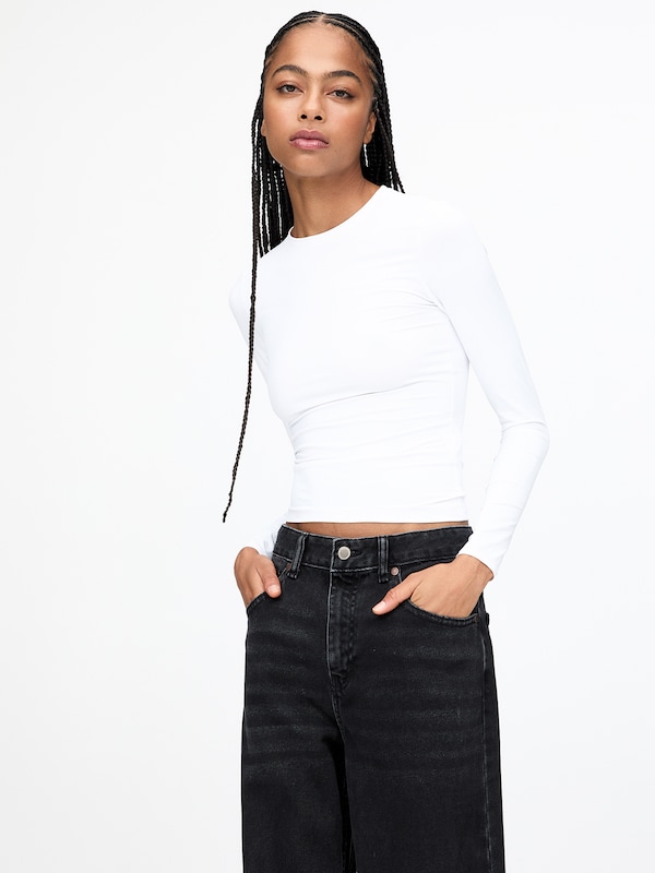 Pullu0026Bear Pull&Bear Shirt In Weiß