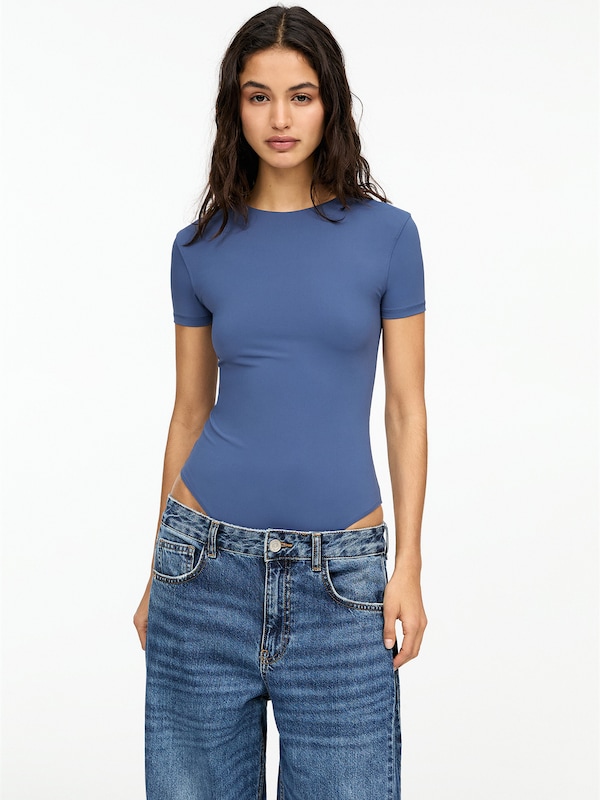 Pullu0026Bear Pull&Bear Shirtbody In Royalblau