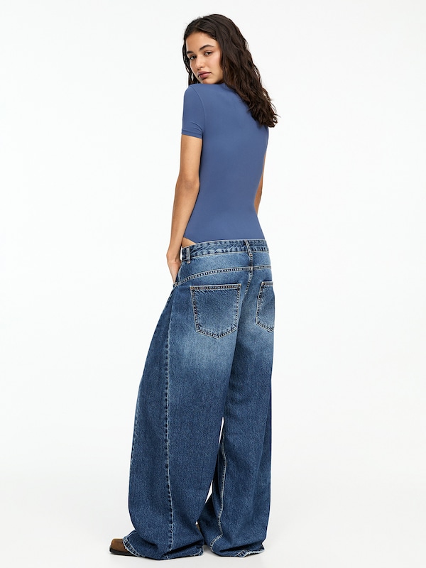 Pullu0026Bear Pull&Bear Shirtbody In Royalblau