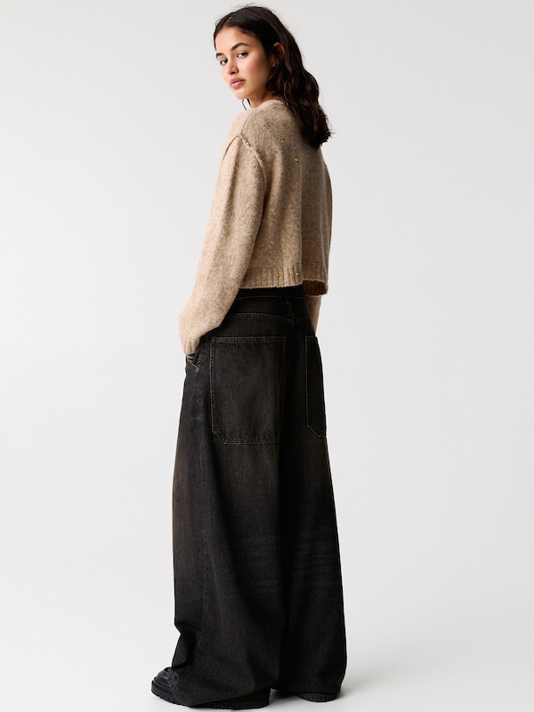 Pullu0026Bear Pull&Bear Strickjacke In Sand