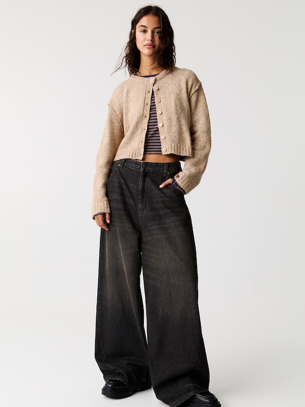 Pullu0026Bear Pull&Bear Strickjacke In Sand