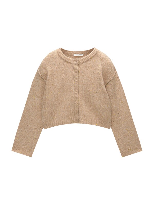 Pullu0026Bear Pull&Bear Strickjacke in Sand