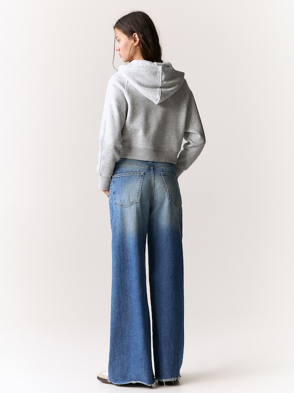 Pullu0026Bear Pull&Bear Sweatjacke In Hellgrau