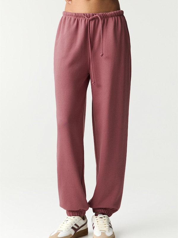 Pullu0026Bear Pull&Bear Tapered Hose In Dunkelpink