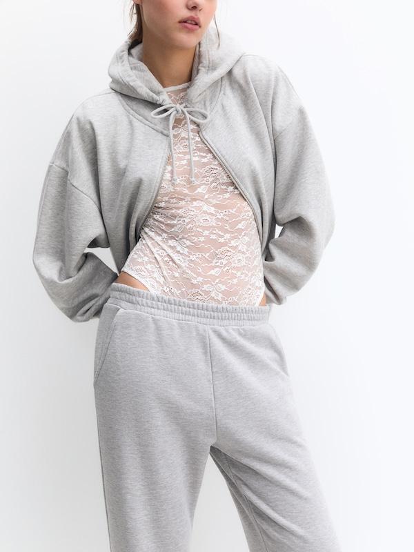 Pullu0026Bear Pull&Bear Tapered Hose In Hellgrau