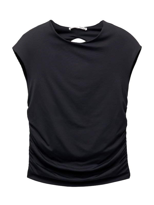 Pullu0026Bear Pull&Bear Top in Schwarz