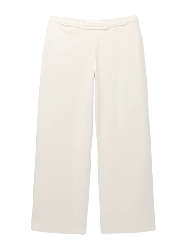 Pullu0026Bear Pull&Bear Wide Leg Hose In Ecru