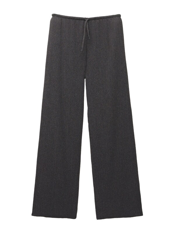 Pullu0026Bear Pull&Bear Wide Leg Hose in Graphit
