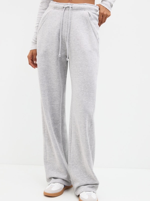 Pullu0026Bear Pull&Bear Wide Leg Hose In Grau