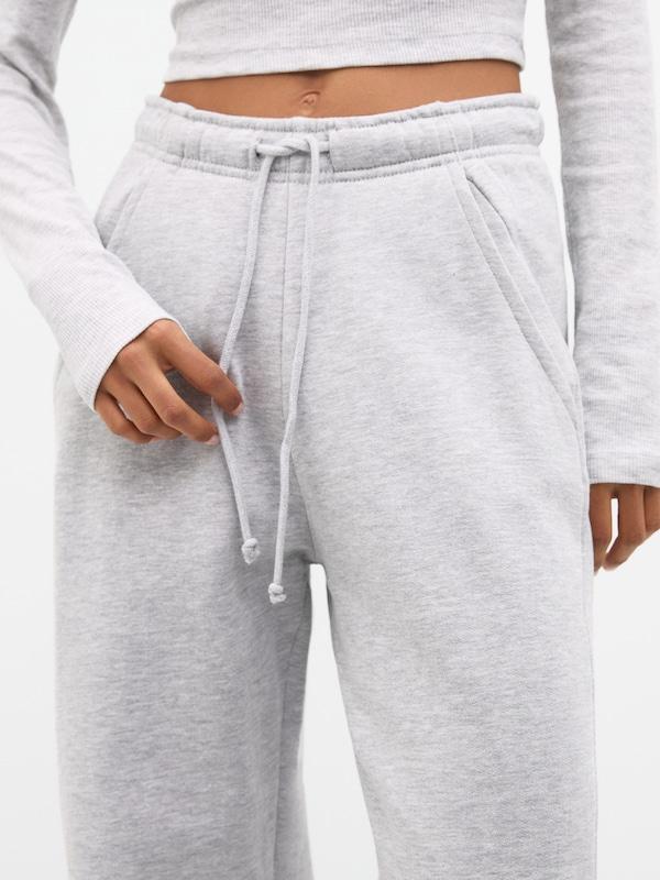 Pullu0026Bear Pull&Bear Wide Leg Hose In Grau