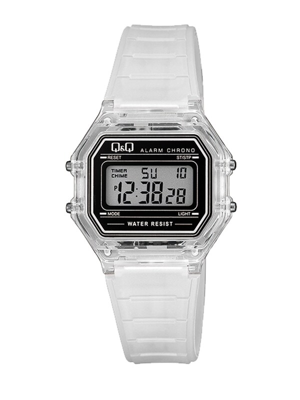 Qu0026Q Q&Q Digitaluhr in Transparent