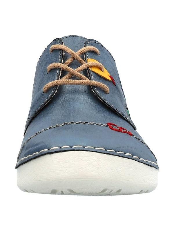 Rieker Rieker Schnürschuh '52528' In Blue Denim