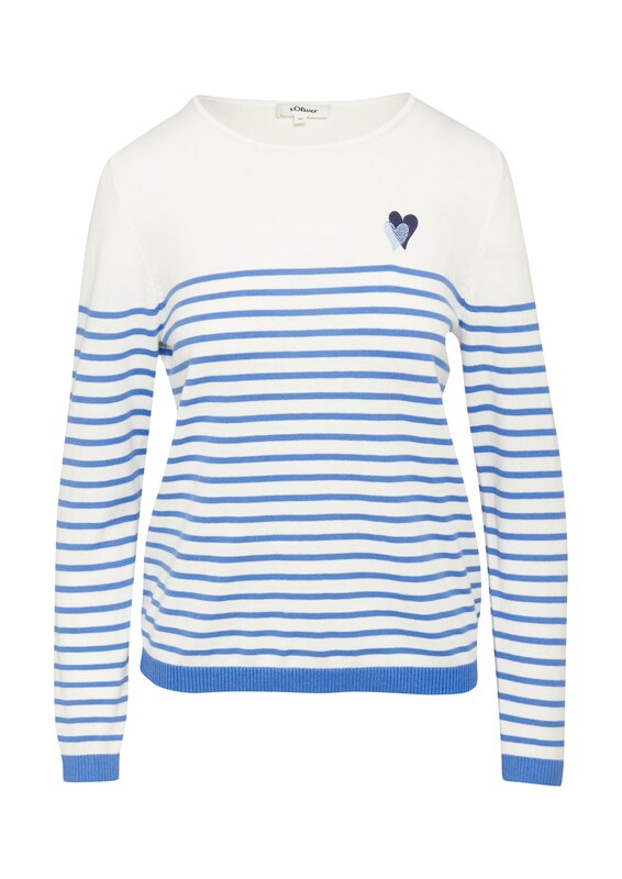 s.Oliver s.Oliver Pullover in Blau Navy Hellblau