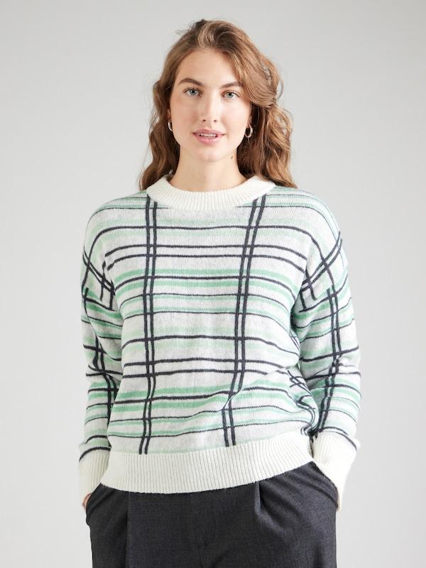 S.Oliver S.Oliver Pullover In Hellgrün Weiß