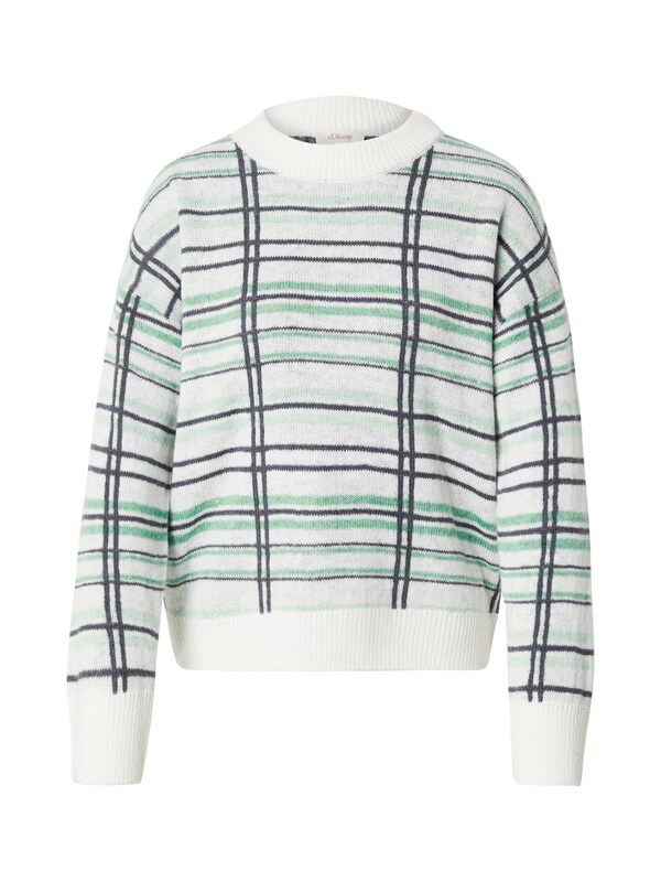 s.Oliver s.Oliver Pullover in Hellgrün Weiß