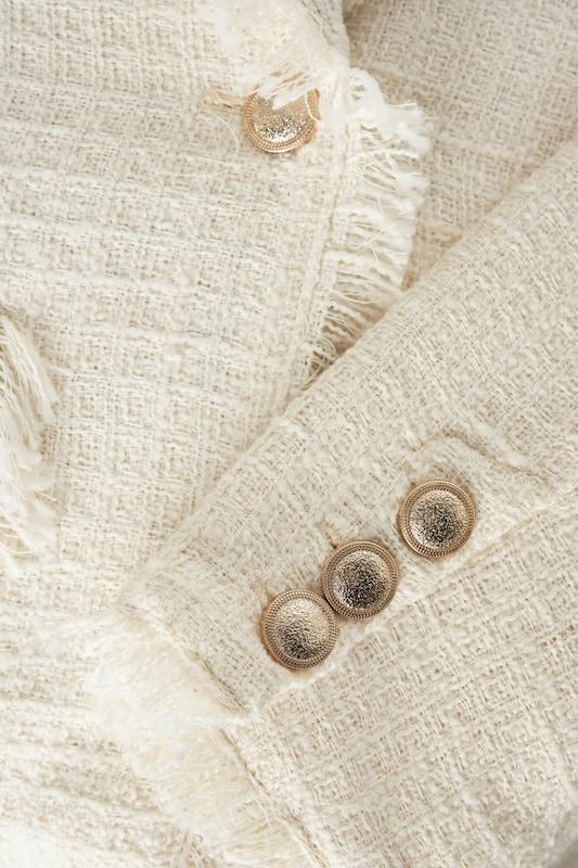 Salsa Jeans Salsa Jeans Blazer 'Tweed' In Beige