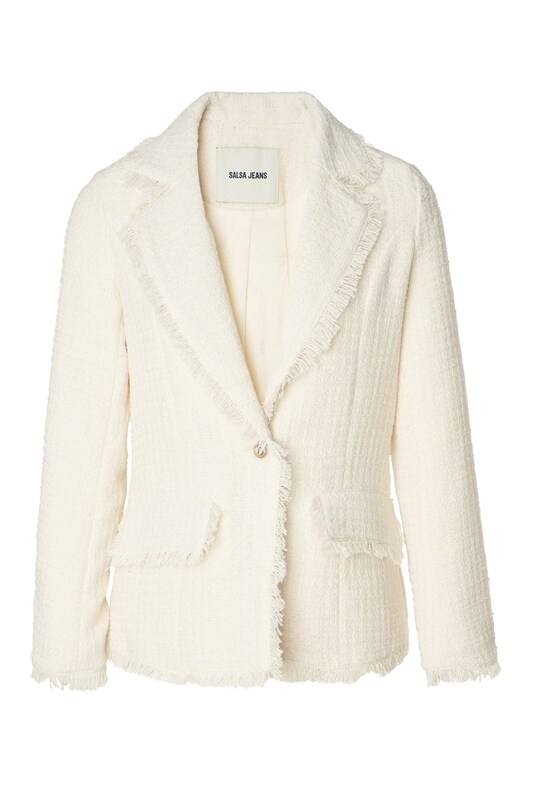 Salsa Jeans Salsa Jeans Blazer 'Tweed' in Beige