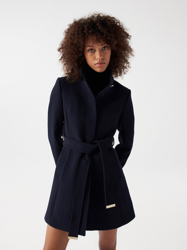 Salsa Jeans Salsa Jeans Mantel In Dunkelblau