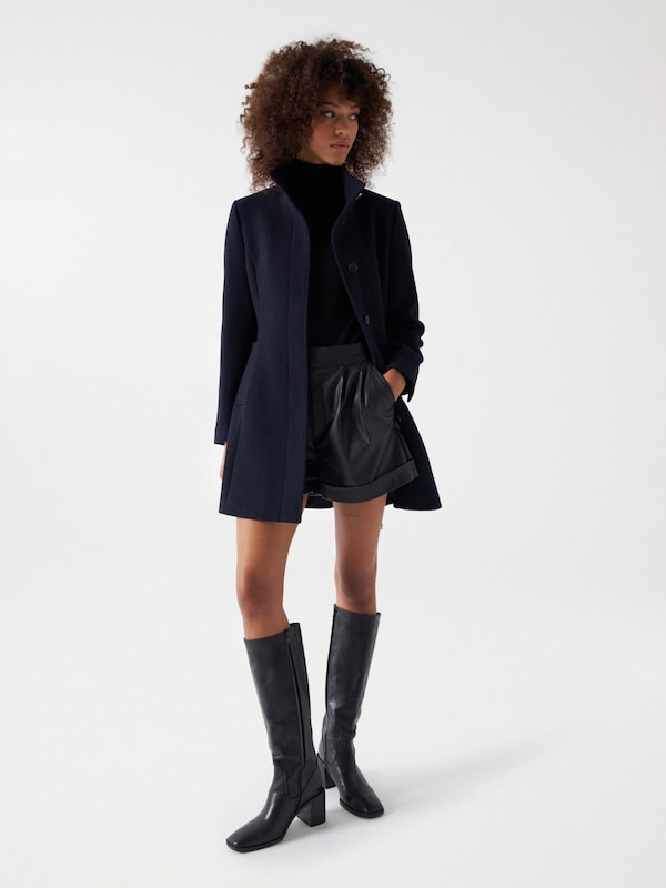 Salsa Jeans Salsa Jeans Mantel In Dunkelblau