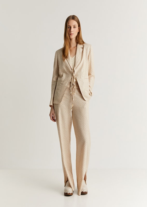 Scalpers Scalpers Blazer In Beige