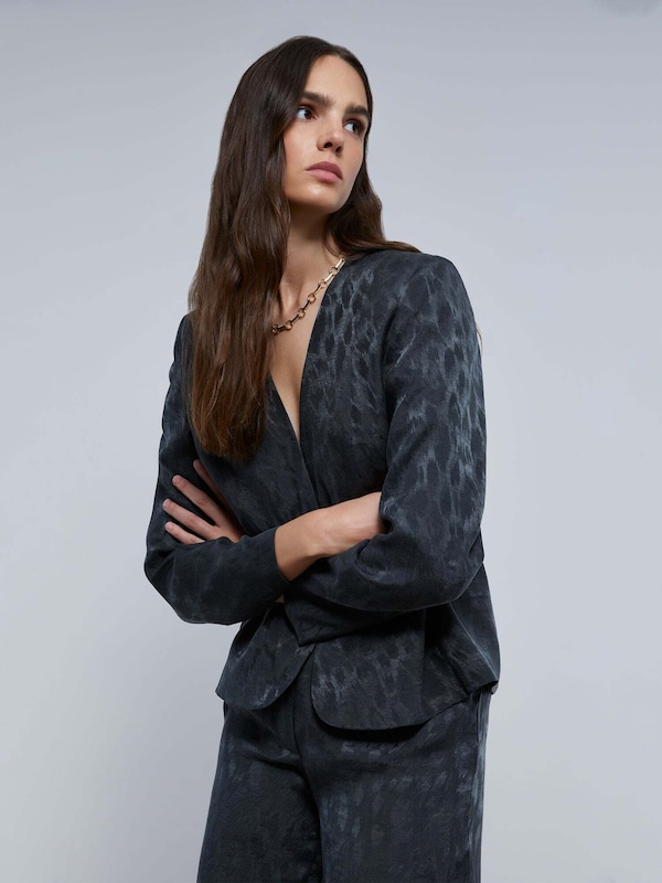 Scalpers Scalpers Blazer In Blau Navy