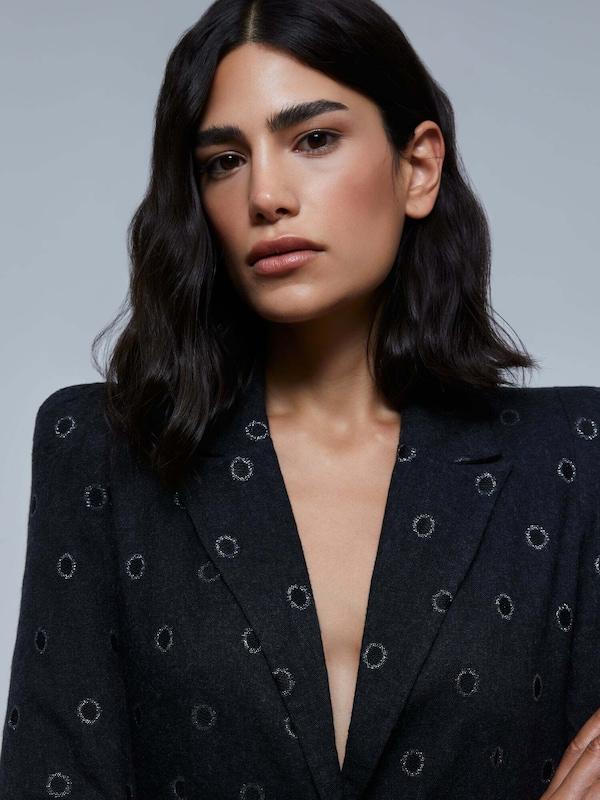Scalpers Scalpers Blazer In Grau Graphit