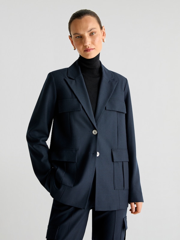 Scalpers Scalpers Blazer In Navy