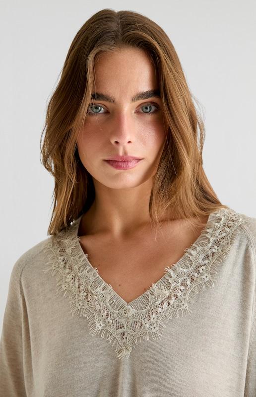 Scalpers Scalpers Pullover In Beige