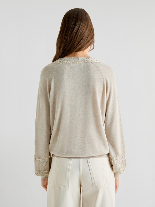 Scalpers Scalpers Pullover In Beige