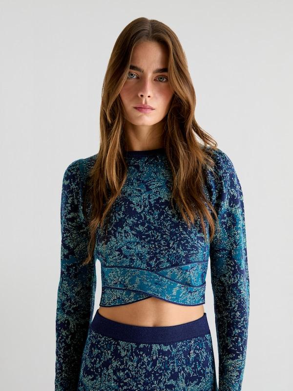 Scalpers Scalpers Pullover In Blau