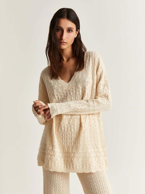 Scalpers Scalpers Pullover In Creme