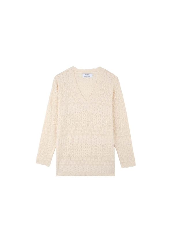 Scalpers Scalpers Pullover in Creme