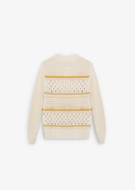 Scalpers Scalpers Pullover In Ecru Sand