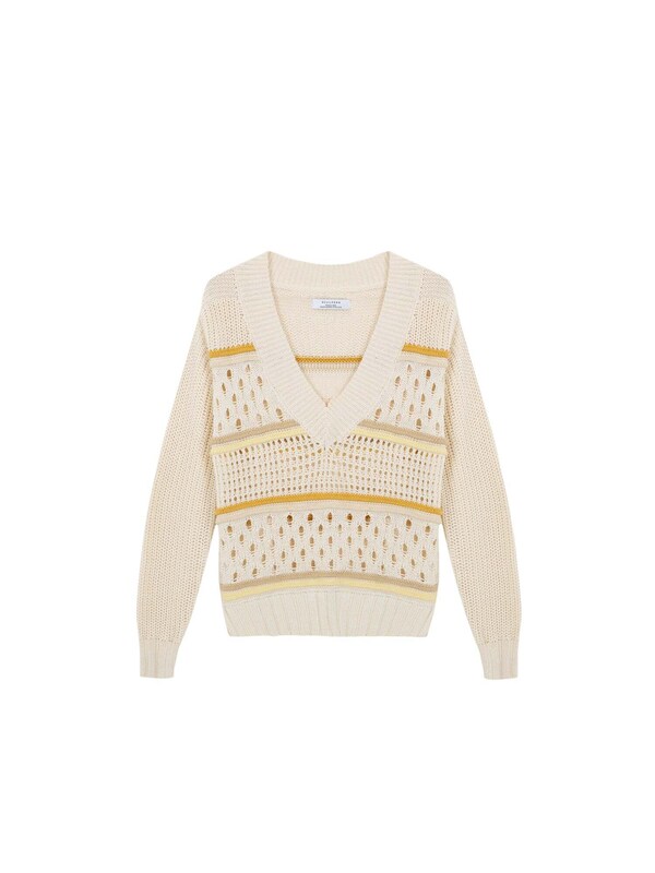 Scalpers Scalpers Pullover in Ecru Sand